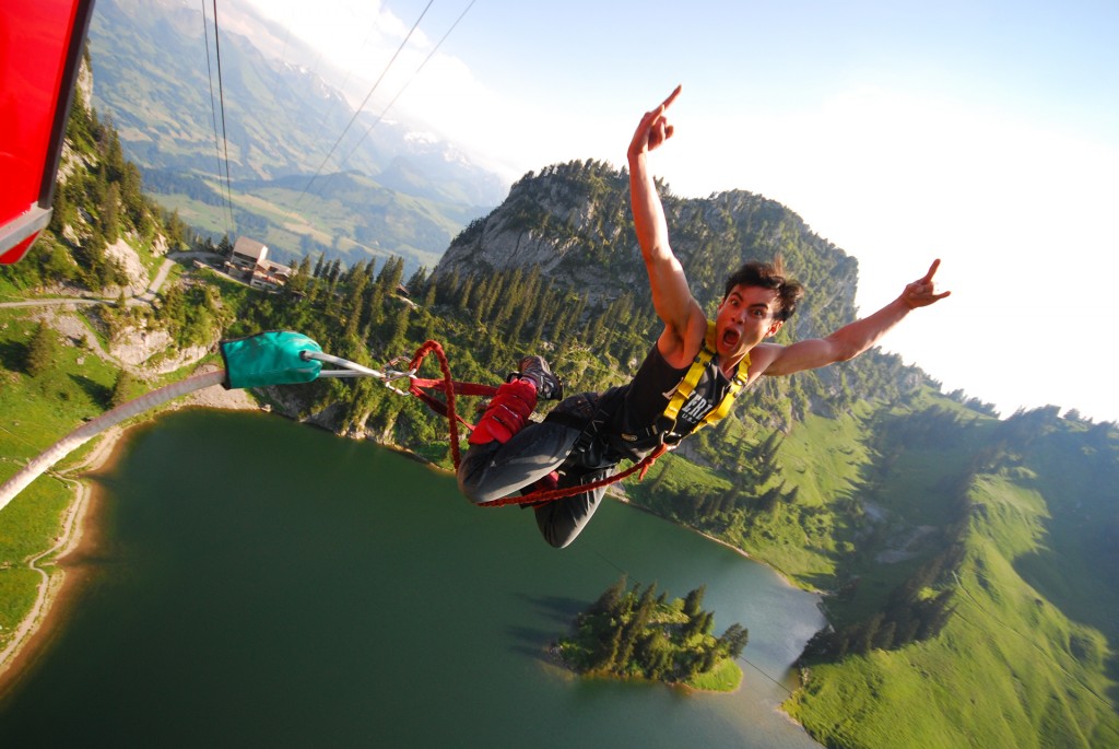 bunjy jump at interlaken switzerland