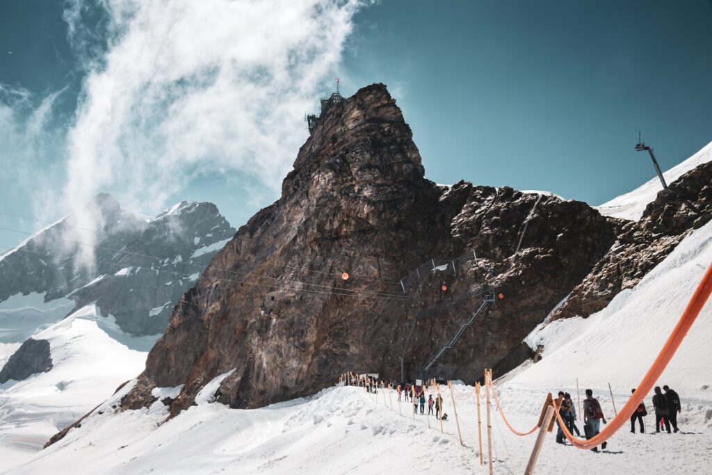 visiting the jungfraujoch
