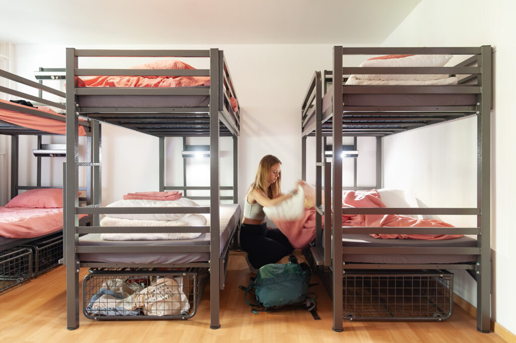 balmers hostel interlaken shared female dorm