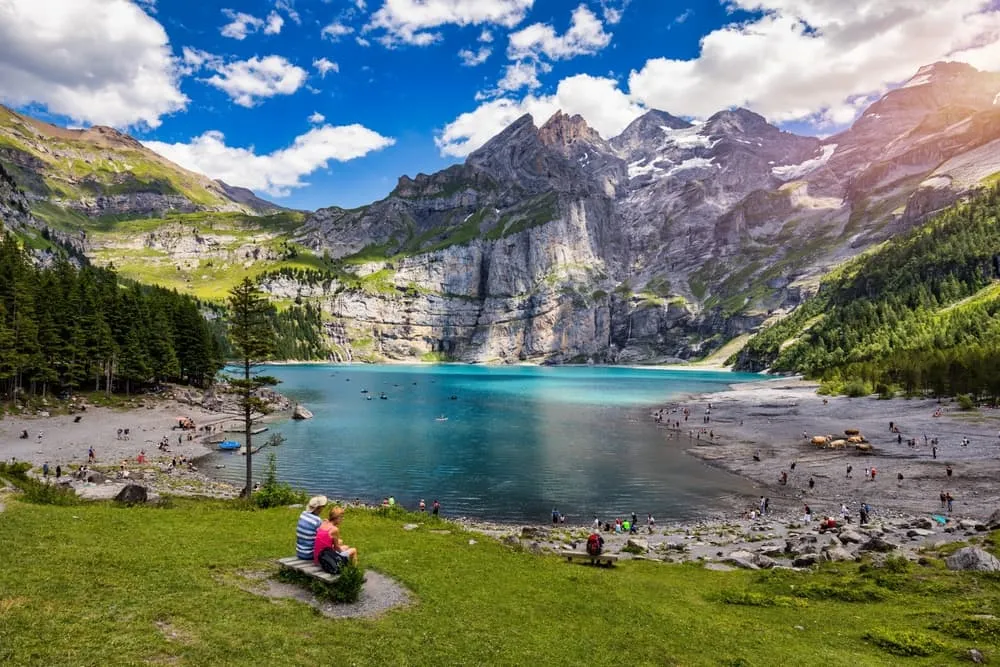 oeschinensee lake interlaken balmers