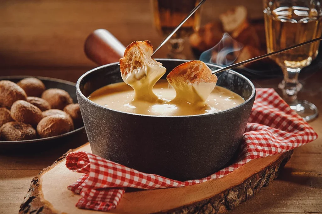 fondue food swiss foodies interlaken balmers