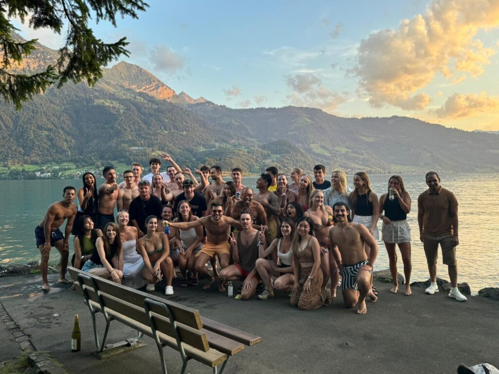 social activity lake picnic interlaken balmers