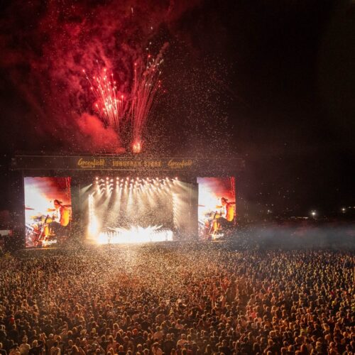 Crowd at Greenfield Festival 2026 in Interlaken, Switzerland