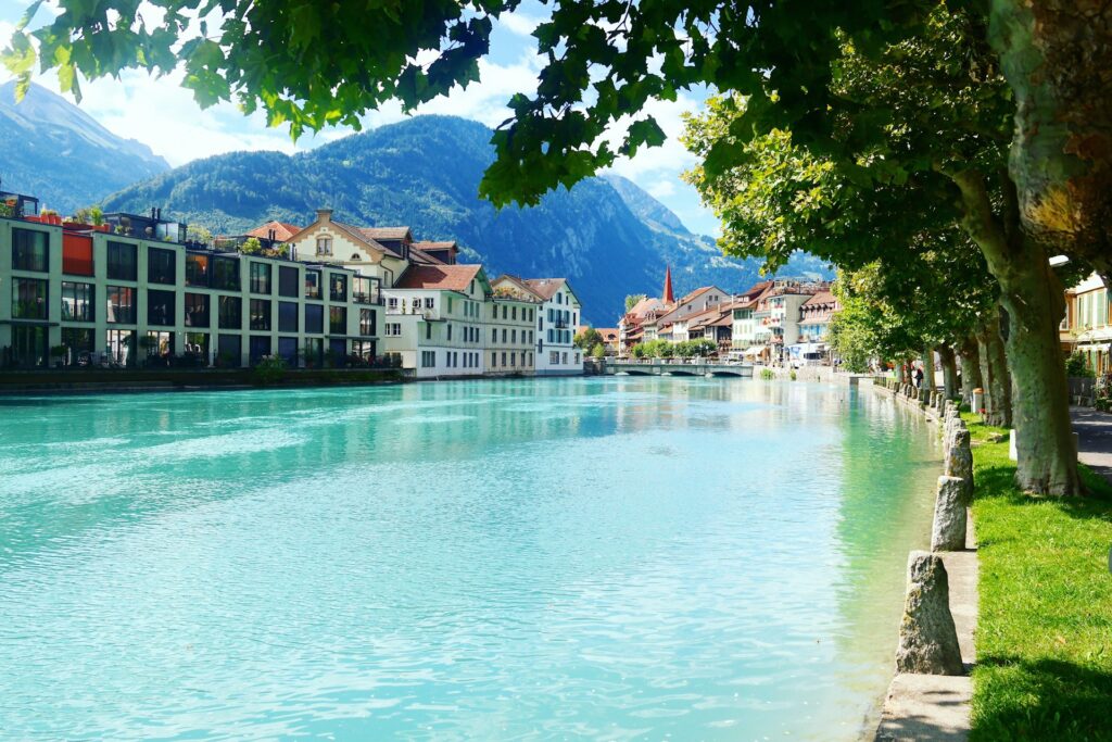 interlaken river swimming